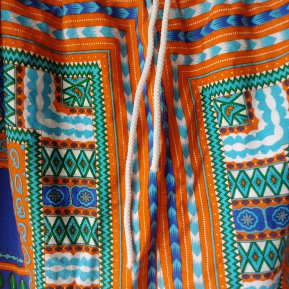 Ankara Print draw string long pants - Picture 4 of 4
